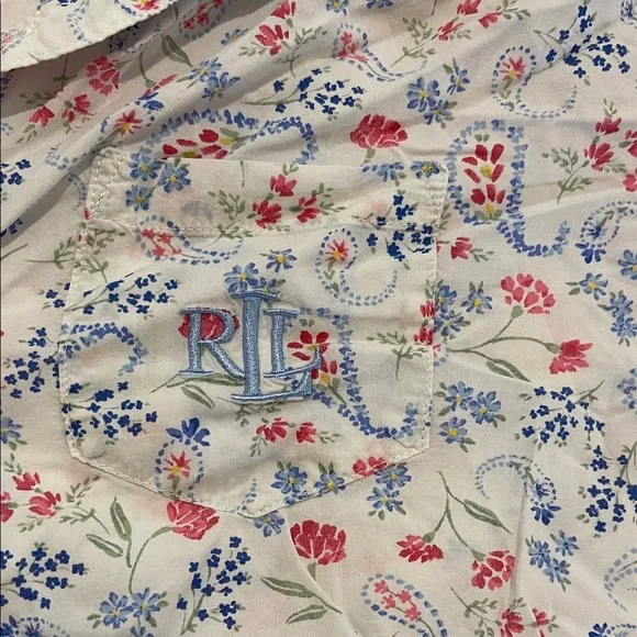 Ralph Lauren Charming Floral Pajama Set - Picture 8 of 9